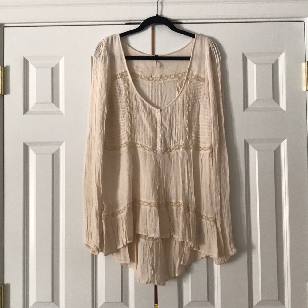FREE PEOPLE Cream Tunic